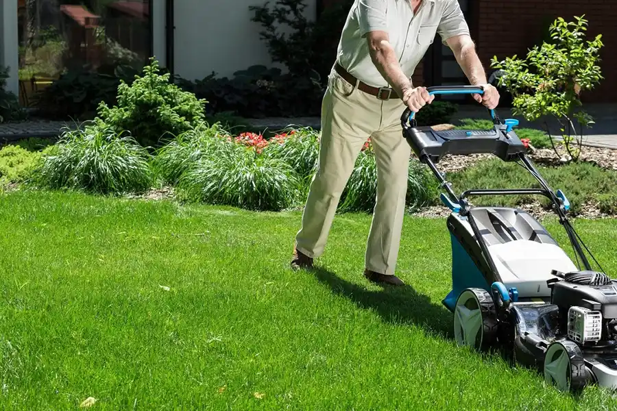 Can you mow wet grass Lakeland, FL